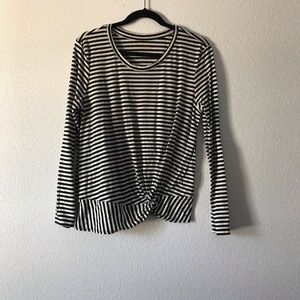 Caslon Women’s M Top Long Sleeve Stripes
